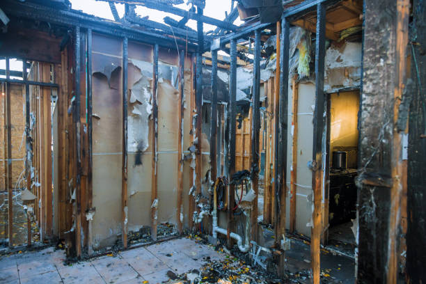 Professional Fire Damage Removal technician working in Jackson, KY